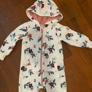 Carters fleece jumper romper